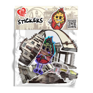 Paquete stickers monumentos